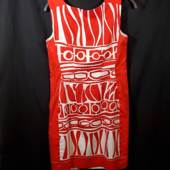 Cheetah Geometric Dress - Picture 2 of 3